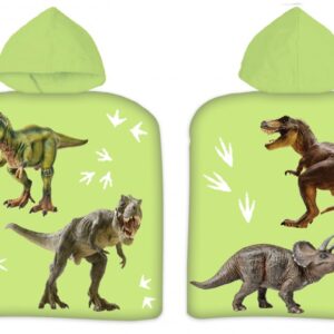 Dinoszaurusz Green strand törölköző poncsó 50x100cm – Játékmancs