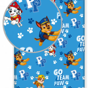 Mancs Őrjárat Team gumis lepedő 90x200 cm – Játékmancs