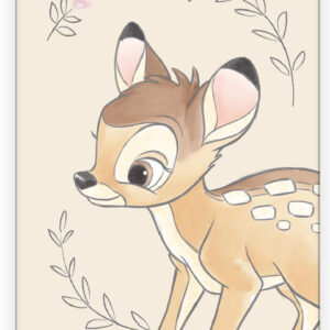 Disney Bambi Beige polár takaró 100x140cm – Játékmancs