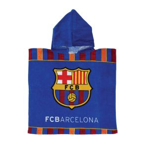 FC Barcelona Blue strand törölköző poncsó 50x100 cm – Játékmancs