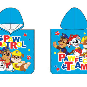 Mancs Őrjárat Pawfect Team strand törölköző poncsó 50x115 cm – Játékmancs