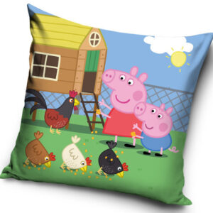 Peppa malac Feed párnahuzat 40x40 cm Velúr – Játékmancs