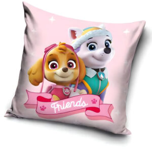 Mancs Őrjárat Girl Friends párnahuzat 40x40 cm Velúr – Játékmancs