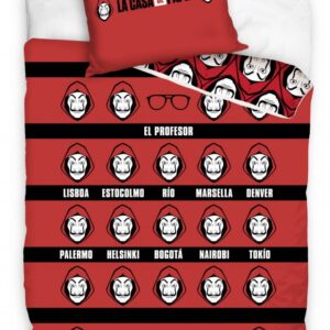 A nagy pénzrablás Team ágyneműhuzat 140×200cm