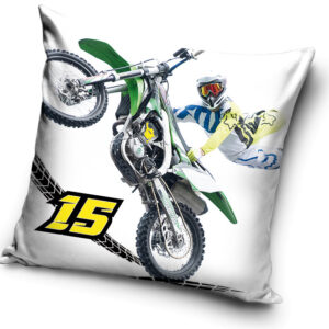 Motokrossz White 15 párnahuzat 40x40 cm – Játékmancs