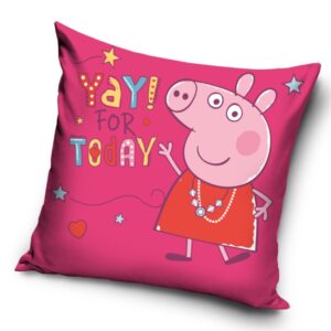 Peppa malac Today párnahuzat 40x40 cm – Játékmancs
