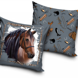 Lovas Noble Hooves párnahuzat 40x40 cm – Játékmancs