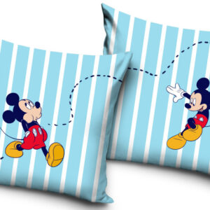 Disney Mickey Stripe & Smile párnahuzat 40x40 cm Velúr – Játékmancs