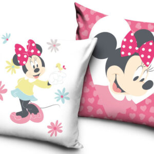 Disney Minnie Garden Dreams párnahuzat 40x40 cm Velúr – Játékmancs