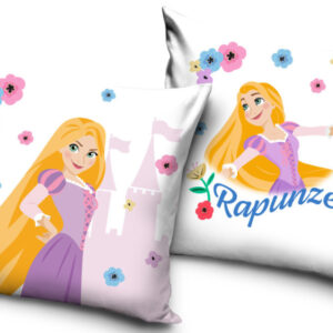 Disney Hercegnők Rapunzel párnahuzat 40x40 cm Velúr – Játékmancs