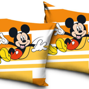 Disney Mickey Orange párnahuzat 40x40 cm Velúr – Játékmancs