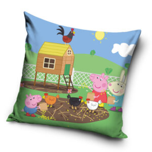 Peppa malac Farm párnahuzat 40x40 cm – Játékmancs