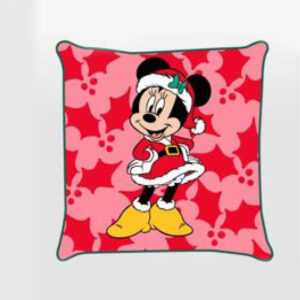 Disney Minnie Holly Karácsonyi párnahuzat 40x40 cm Velúr – Játékmancs