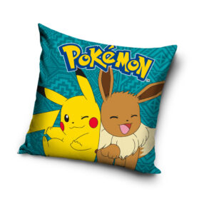 Pokémon Eevee párnahuzat 40x40 cm Velúr – Játékmancs