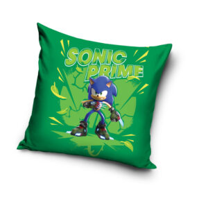 Sonic a sündisznó Green párnahuzat 40x40 cm Velúr – Játékmancs
