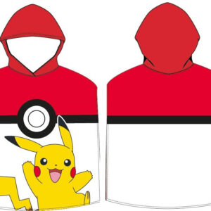 Pokémon Pokeball strand törölköző poncsó 50x115 cm – Játékmancs