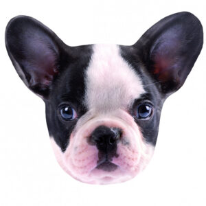 Kutyás French Bulldog formapárna