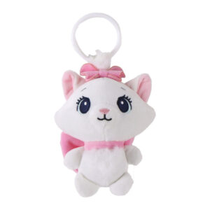 Disney Marie Pink Bow 3D plüss figura akasztóval