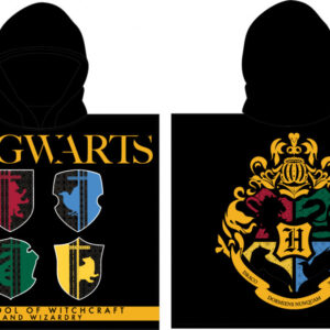 Harry Potter Hogwarts strand törölköző poncsó 55x110cm (Fast Dry) – Játékmancs
