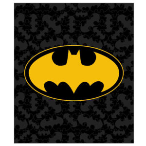 Batman Black coral fleece polár takaró 120x150cm – Játékmancs