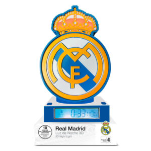 Real Madrid Hala 3D éjszakai lámpa és ébresztőóra – Játékmancs