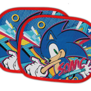 Sonic a sündisznó Turbo napellenző ablakra 2 db-os – Játékmancs