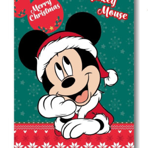 Disney Mickey Festive Karácsonyi polár takaró 100x140cm – Játékmancs