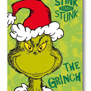 A Grincs Stink Karácsonyi polár takaró 100x140cm – Játékmancs