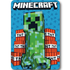 Minecraft TNT polár takaró 100x140cm – Játékmancs