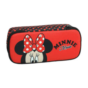 Disney Minnie Red Dots 2 rekeszes tolltartó 26 cm – Játékmancs