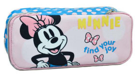 Disney Minnie Joy 2 rekeszes tolltartó 26 cm – Játékmancs