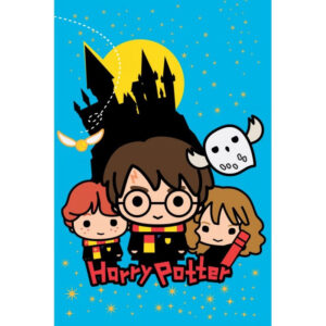 Harry Potter Chibi Wizards polár takaró 100x150cm – Játékmancs