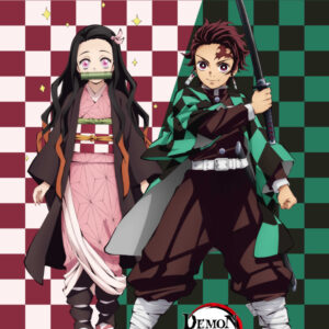 Demon Slayer Siblings polár takaró 130x170 cm – Játékmancs