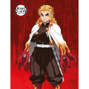Demon Slayer Rengoku polár takaró 130x170 cm – Játékmancs