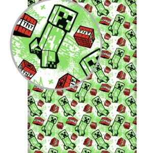 Minecraft Explosion King gumis lepedő 90x200 cm – Játékmancs