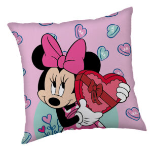 Disney Minnie Purple párnahuzat 40x40 cm Velúr – Játékmancs