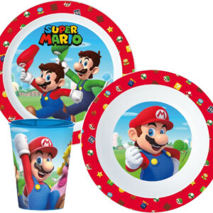 Super Mario Mushroom Kingdom étkészlet