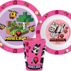 Minecraft Girls étkészlet