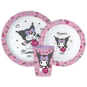 Hello Kitty Kuromi étkészlet
