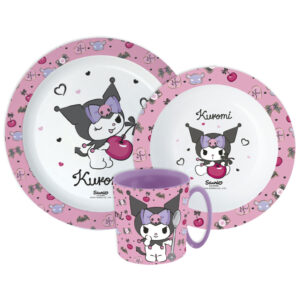Hello Kitty Kuromi étkészlet