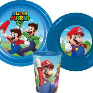 Super Mario Mushroom Kingdom étkészlet