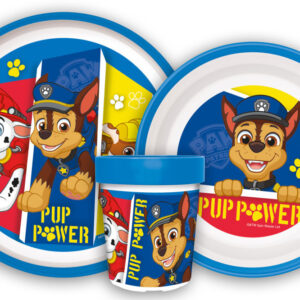 Mancs Őrjárat Pup Power csúszásmentes étkészlet