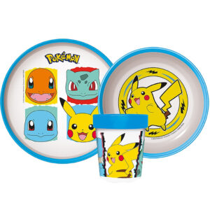 Pokémon Original Team csúszásmentes étkészlet
