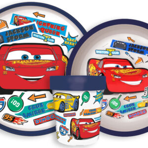Disney Verdák Stickers Go csúszásmentes étkészlet