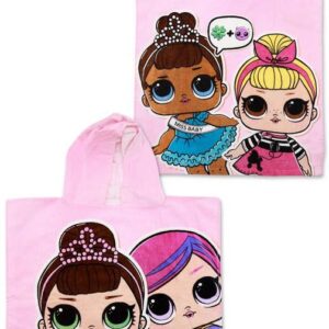 LOL Surprise Crown strand törölköző poncsó pamut 50x115 cm – Játékmancs