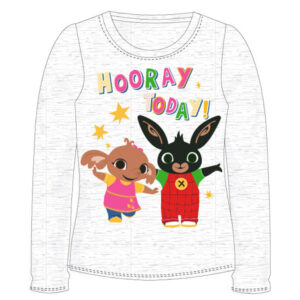 Bing Hooray Grey gyerek hosszú ujjú póló 2 év / 92 cm