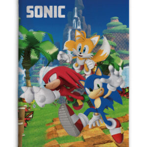 Sonic a sündisznó Speedy Dreams polár takaró 100x140cm
