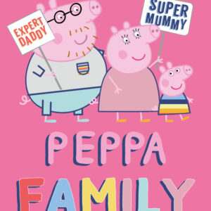 Peppa malac Family Pink polár takaró 100x140cm