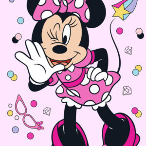 Disney Minnie Funny fürdőlepedő, strand törölköző 70x140 cm