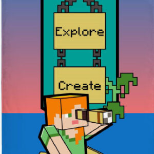 Minecraft Build fürdőlepedő, strand törölköző 70x140cm